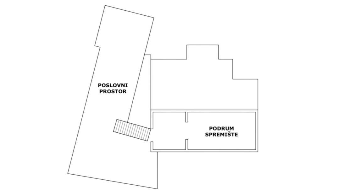 Renovated multi-use property Črnomerec Zagreb floor plan