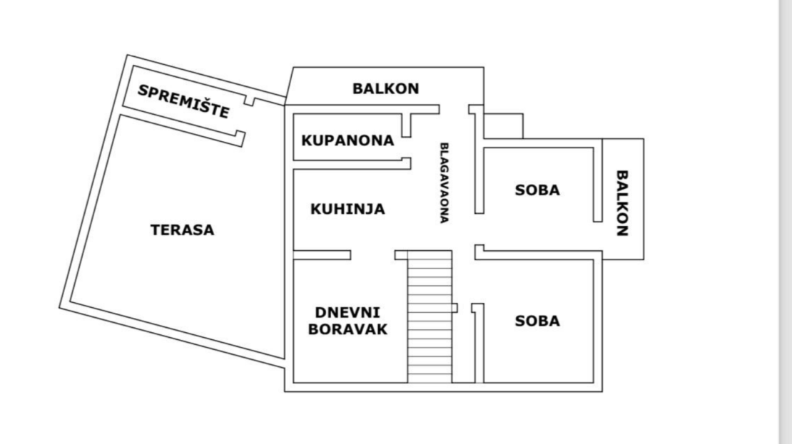 Renovated multi-use property Črnomerec Zagreb floor plan